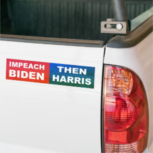 Adesivo Para Carro Impeach Biden Then Harris