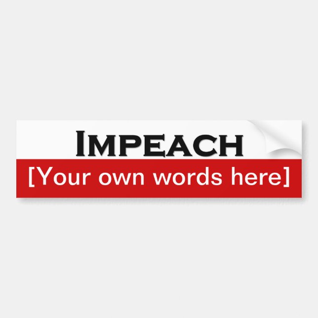 Adesivo Para Carro impeach-modelo (Frente)