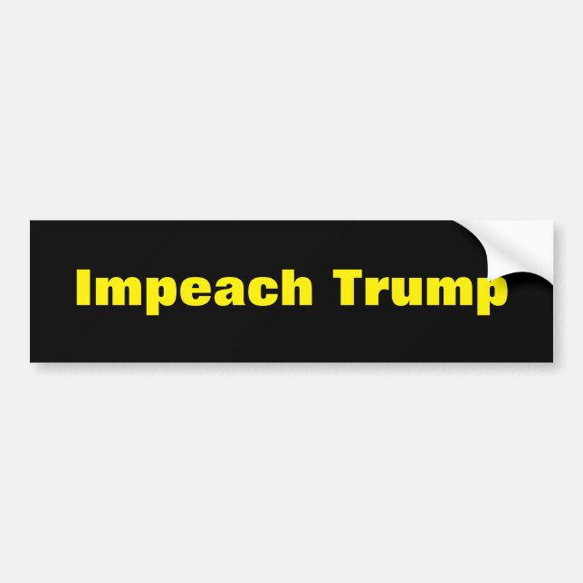 Adesivo Para Carro Impeach Trump Anti Donald Presidente Bumper Sticke (Frente)