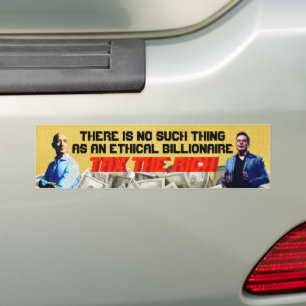 Adesivo Para Carro Impostos Sobre O Rich Bumper Sticker