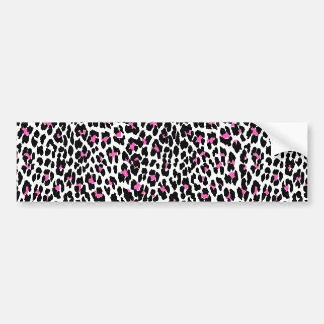 Adesivo Para Carro impressão-leopardo rosa (Frente)