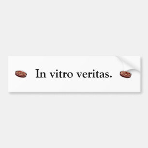 Adesivo Para Carro In vitro veritas.