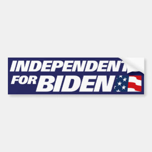 Adesivo Para Carro Independentes pelo Biden 2024