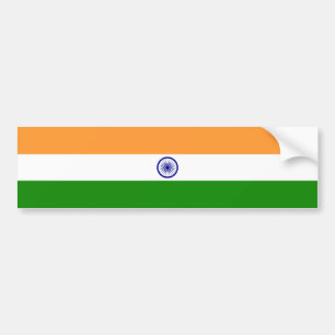 Adesivo Para Carro India - bandeira nacional indiana