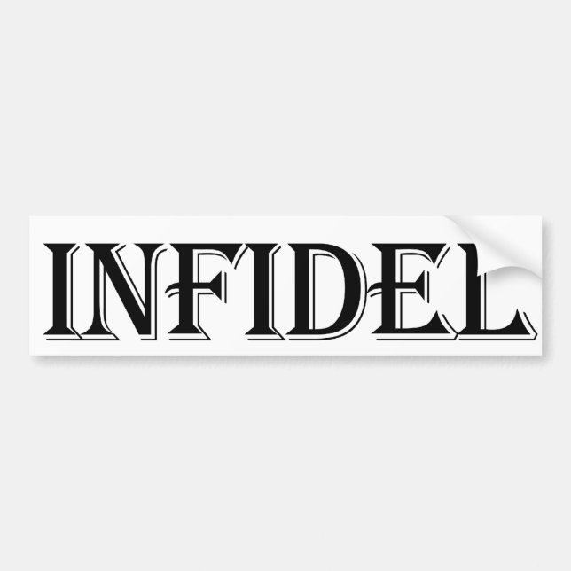 Adesivo Para Carro Infidel (Frente)