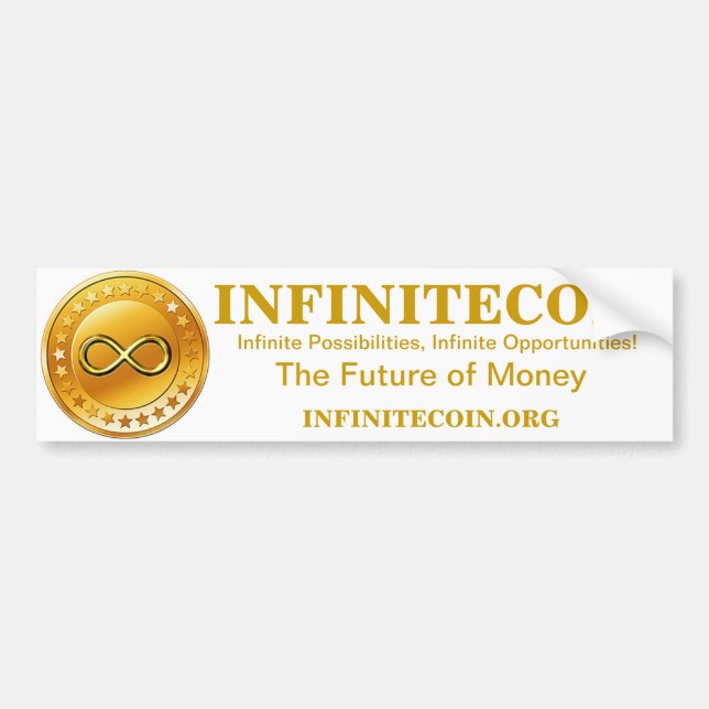 ADESIVO PARA CARRO INFINITECOIN (Frente)
