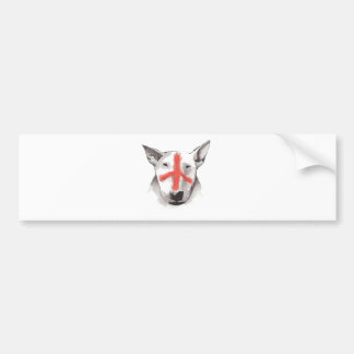 Adesivo Para Carro Inglês bull terrier Inglaterra