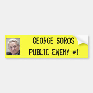 Adesivo Para Carro Inimigo #1 de George SorosPublic