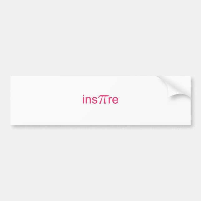 Adesivo Para Carro ins'Pi're (Frente)