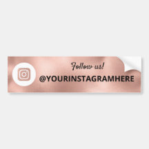 Instagrama de Promocional Dourado rosa