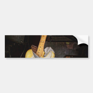 Adesivo Para Carro Instrumento - guitarra - que joga em uma banda
