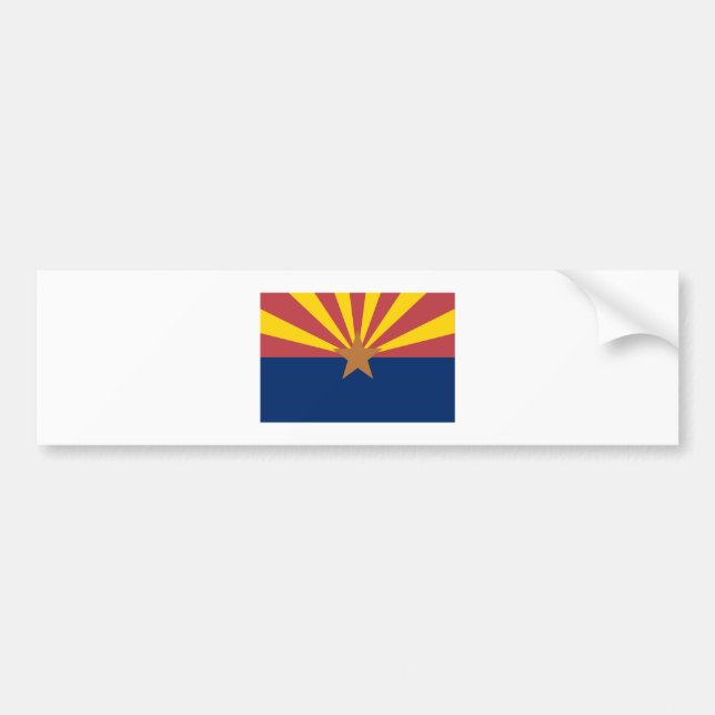 Adesivo Para Carro International da BANDEIRA da arizona (Frente)