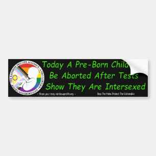 Adesivo Para Carro Intersexed Abortado