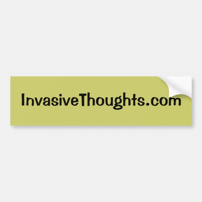 Adesivo Para Carro InvasiveThoughts.com (Frente)