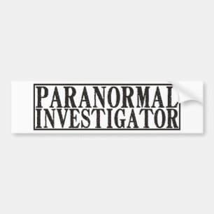 Adesivo Para Carro Investigador Paranormal