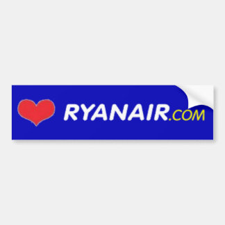 Adesivo Para Carro Io Amo Ryanair