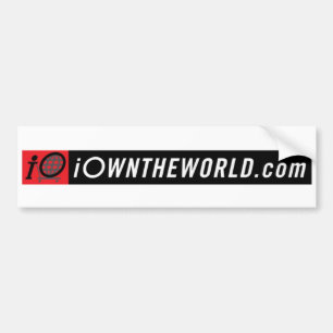 Adesivo Para Carro iOwnTheWorldBannerLogo
