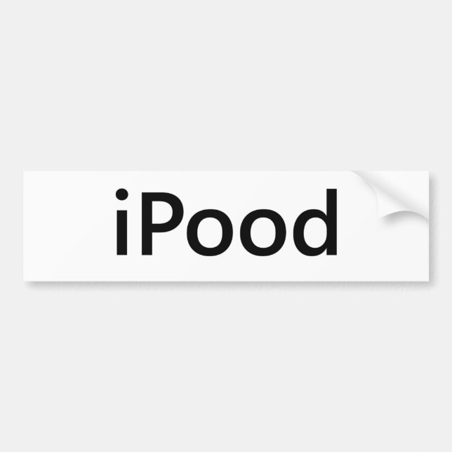 Adesivo Para Carro iPood (Frente)