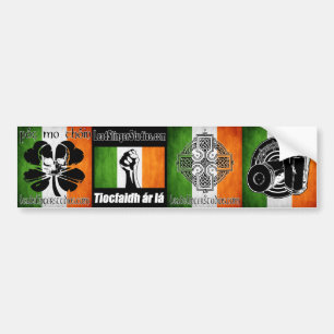 Adesivo Para Carro Irlandês 4 Bumperstickers de LSS