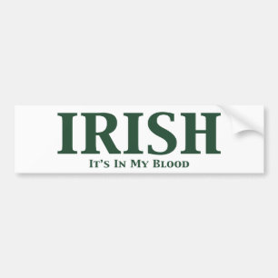 Adesivo Para Carro Irlandês seus dentro meus presentes do sangue