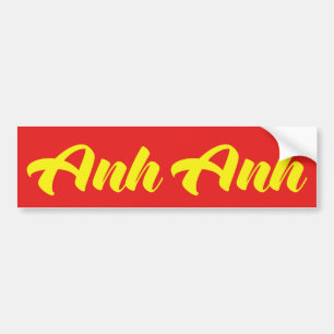 Adesivo Para Carro Irmão Vietnamita - Língua Anh ~ Ting Vit