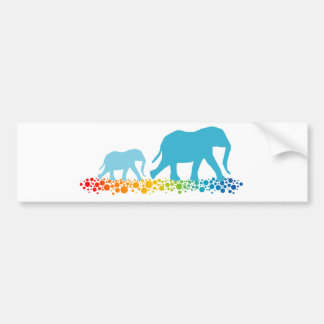 Adesivo Para Carro Irmãos Andando Elefante