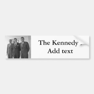 Adesivo Para Carro Irmãos de Kennedy, John, Ted, Robert