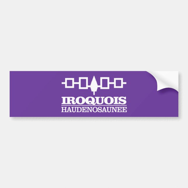 Adesivo Para Carro Iroquois (Haudenosaunee) (Frente)