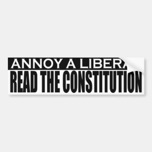 Adesivo Para Carro Irrite liberais - leia a etiqueta da constituiçã