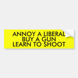 ADESIVO PARA CARRO IRRITE UM LIBERAL: COMPRE UMA ARMA APRENDEM