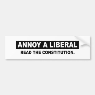 ADESIVO PARA CARRO IRRITE UM LIBERAL. LEIA A CONSTITUIÇÃO