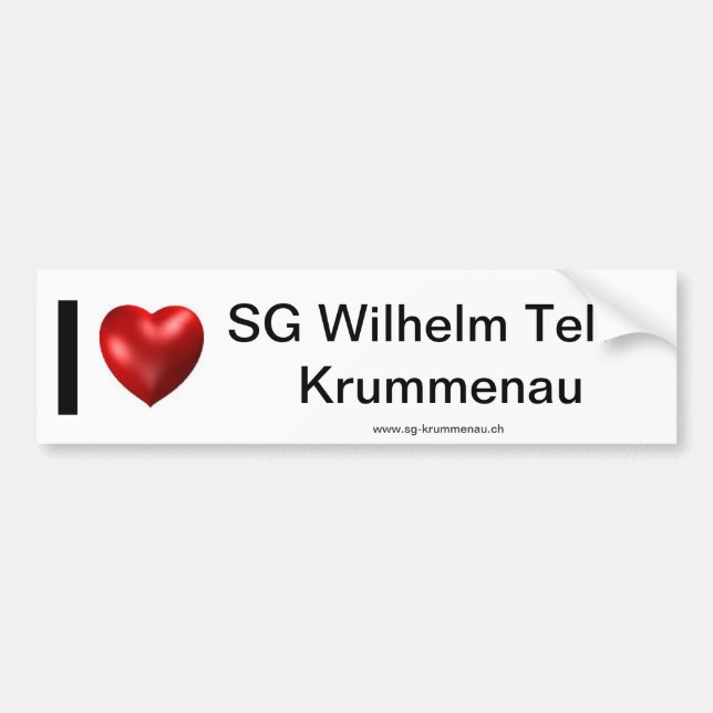 Adesivo Para Carro J Love SGWT (Frente)