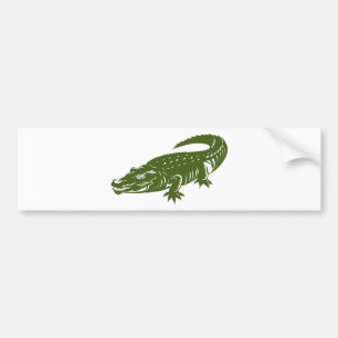 Adesivo Para Carro jacaré do crocodilo retro