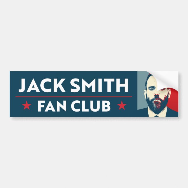 Adesivo Para Carro Jack Smith Fan Club (Frente)