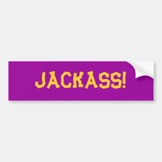 Adesivo Para Carro Jackass!