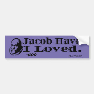 Adesivo Para Carro Jacob, Adorei O Bumper Sticker