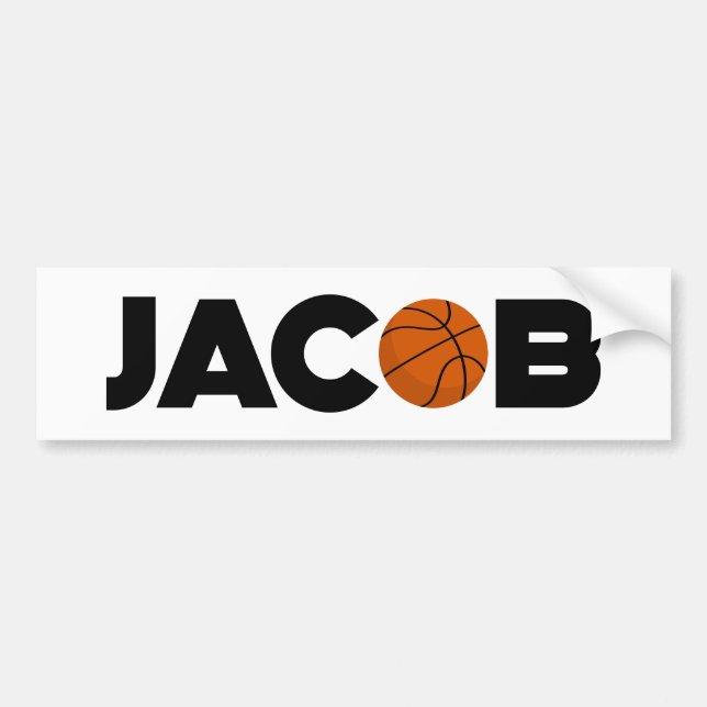 Adesivo Para Carro Jacob Basball (Frente)