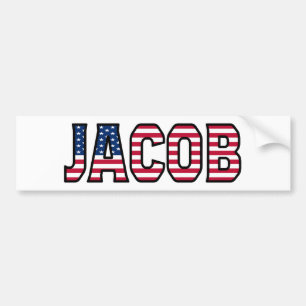 Adesivo Para Carro Jacob Name Vorname USA Aufkleber Sticker Auto