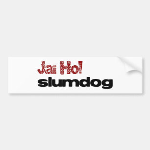Adesivo Para Carro Jai Ho! Autocolante no vidro traseiro de Slumdog