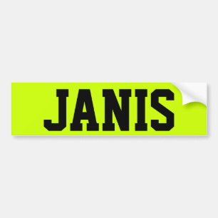 ADESIVO PARA CARRO JANIS