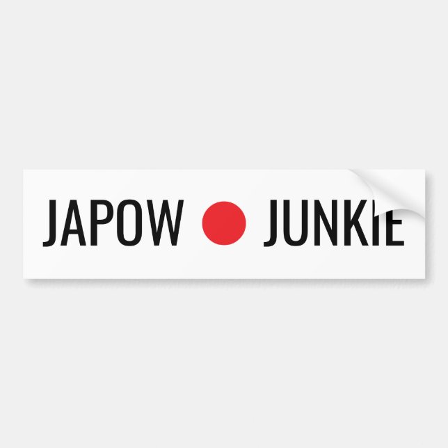 Adesivo Para Carro Japow junkie Sticker (Frente)