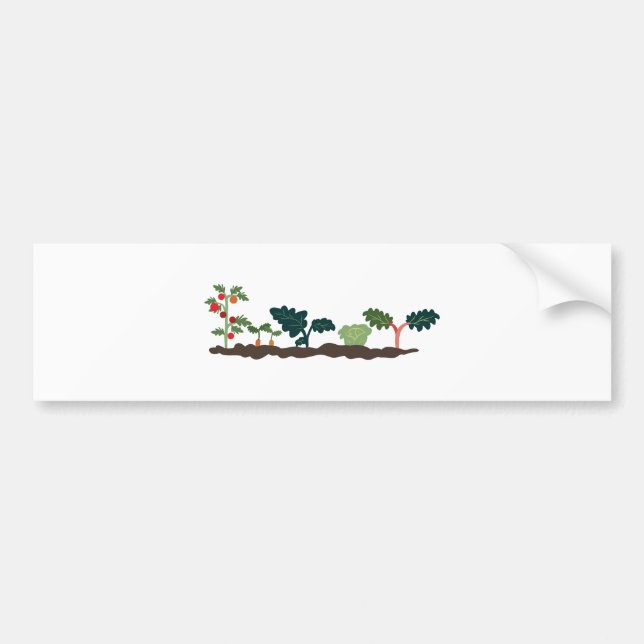 Adesivo Para Carro Jardim vegetal (Frente)