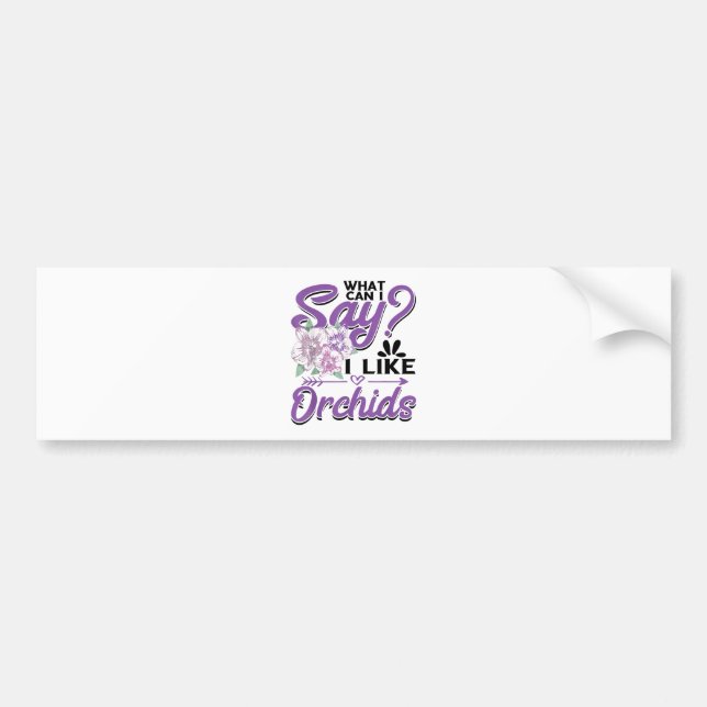Adesivo Para Carro Jardinagem de Orquídeas (Frente)