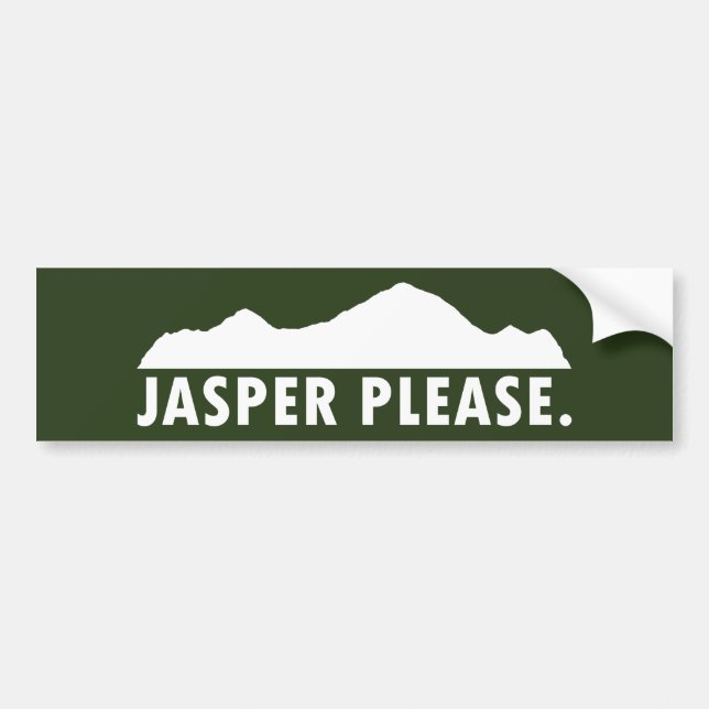 Adesivo Para Carro Jasper Please (Frente)
