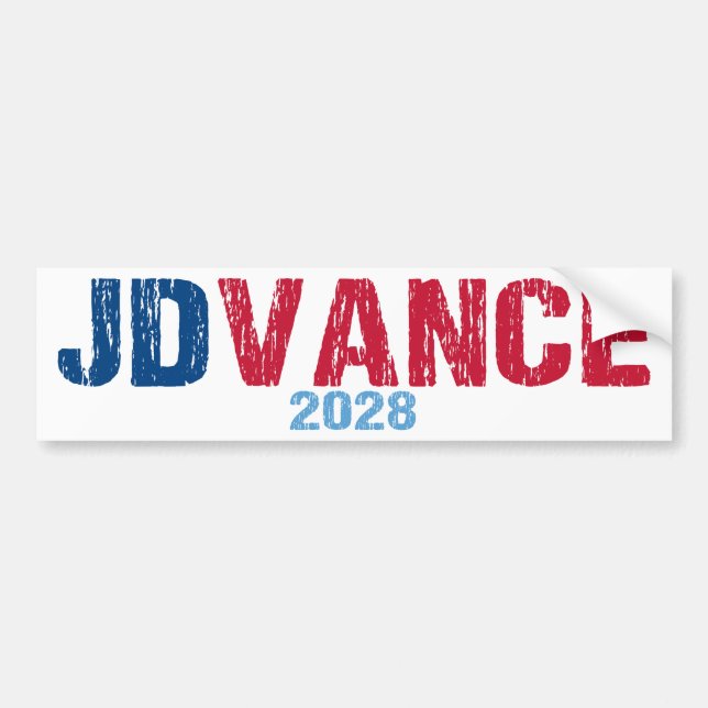 Adesivo Para Carro JD Vance 2028 (des) (Frente)