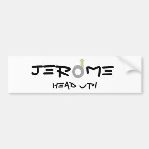 Adesivo Para Carro Jerome, autocolante no vidro traseiro de AZ