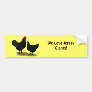 Adesivo Para Carro Jersey Giant Chickens