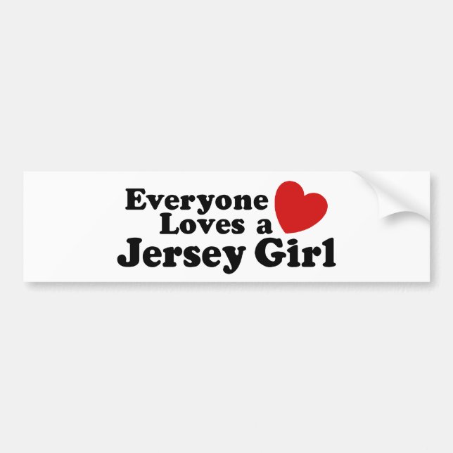 Adesivo Para Carro Jersey Girl (Frente)