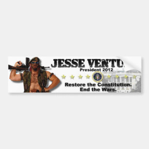 Adesivo Para Carro Jesse Ventura 2012 - Restaure a constituição
