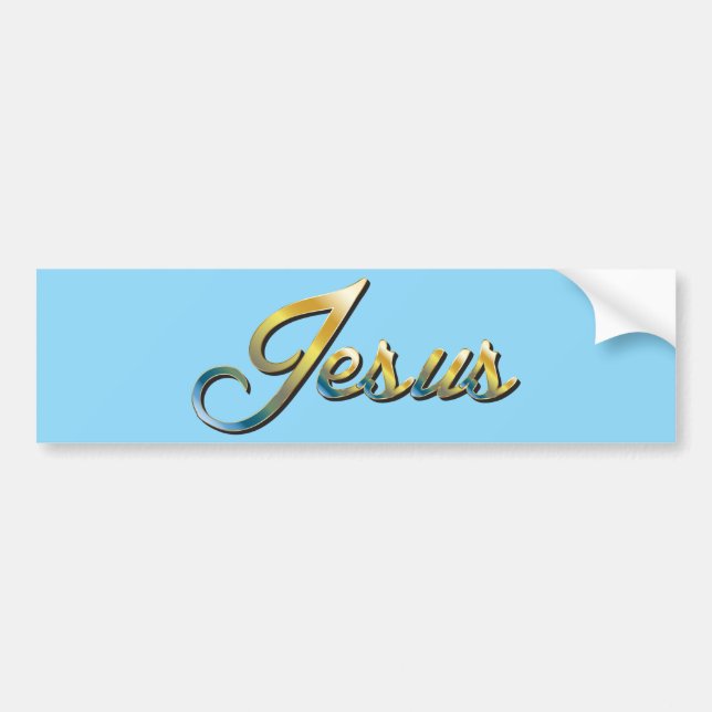 Adesivo Para Carro Jesus  (Frente)